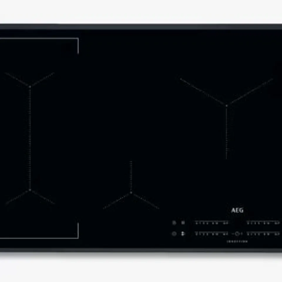 AEG IKE84441FB 80CM WIDE MAXISENSE INDUCTION HOB, BLACK