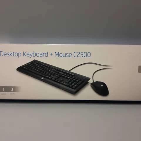 BOXED HP DESKTOP KEYBOARD + MOUSE C2500
