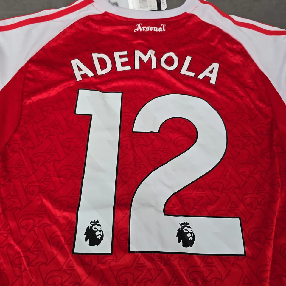 ARSENAL FC HOME SHIRT ADEMOLA 12 – ADIDAS - SIZE L