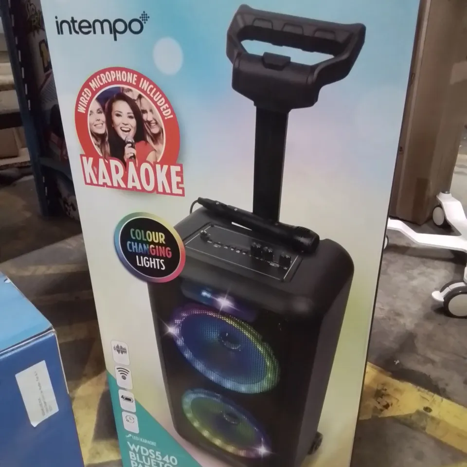 BOXED INTEMPO WDS540 BLUETOOTH PARTY SPEAKER