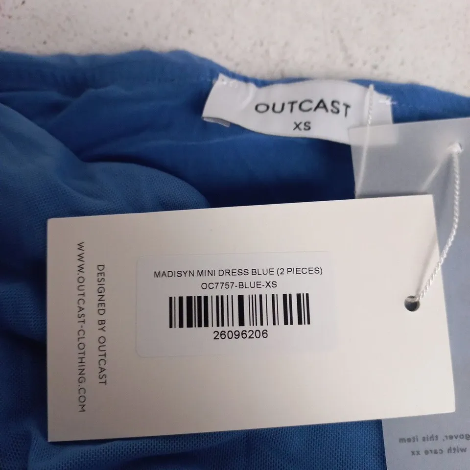 OUTCAST MADISYN MINI DRESS BLUE XS (2 PIECES)