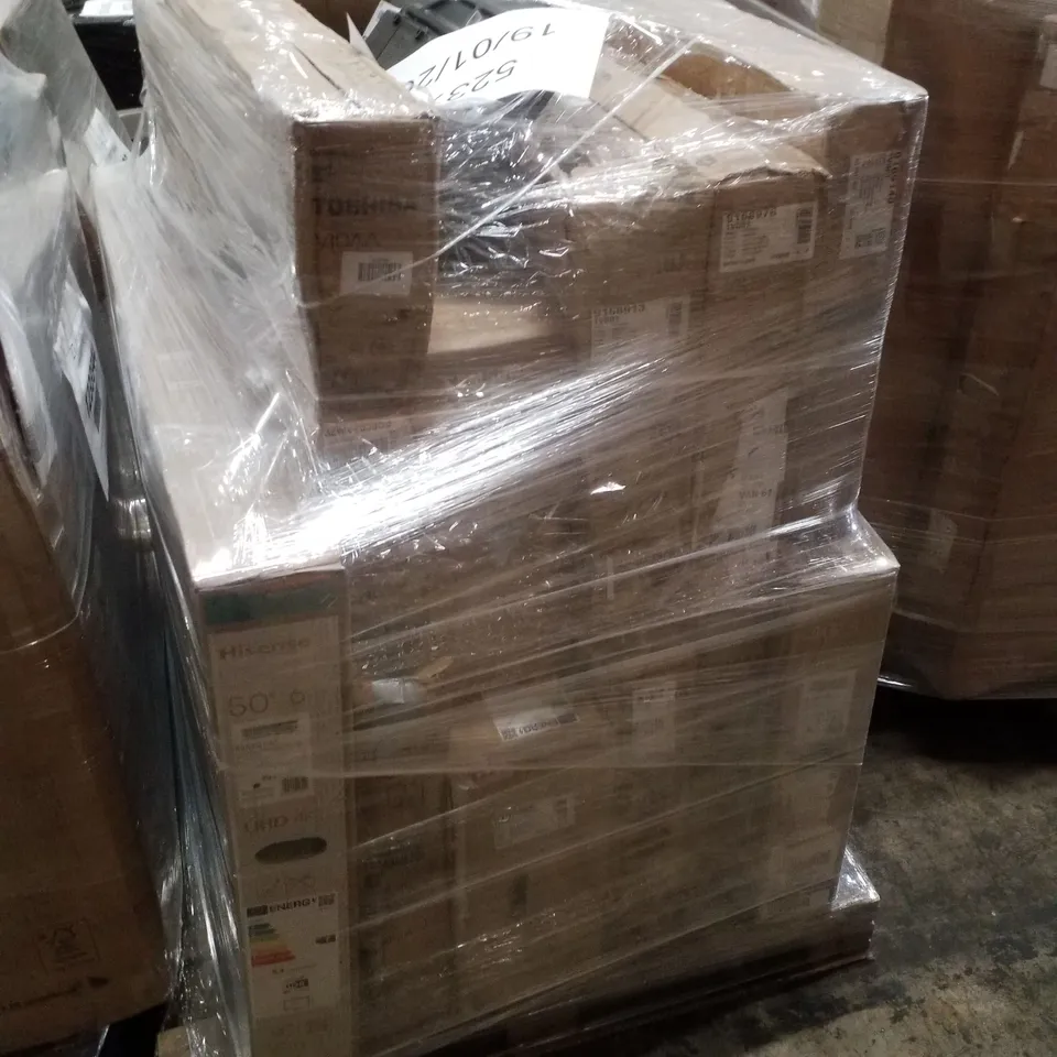 PALLET CONTAINING APPROXIMATELY ASSORTED DAMAGED TVS
