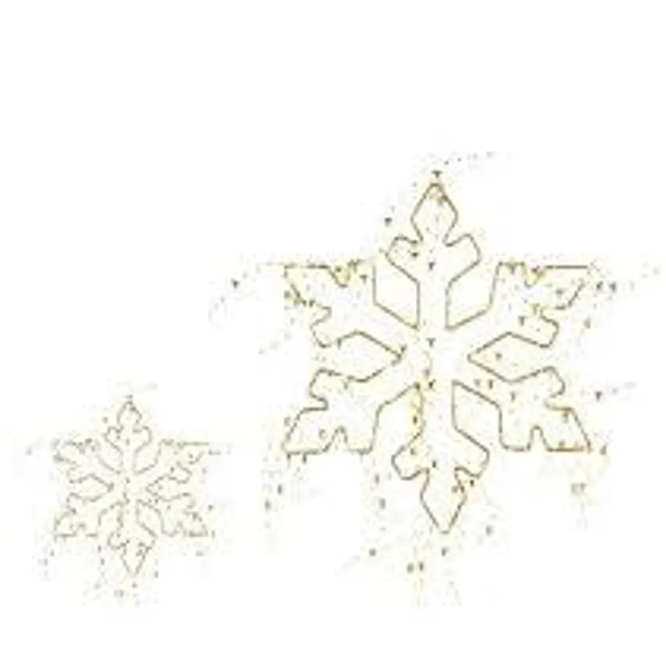 SARA BY SARA DAVIES PRE LIT BEADED SNOWFLAKE