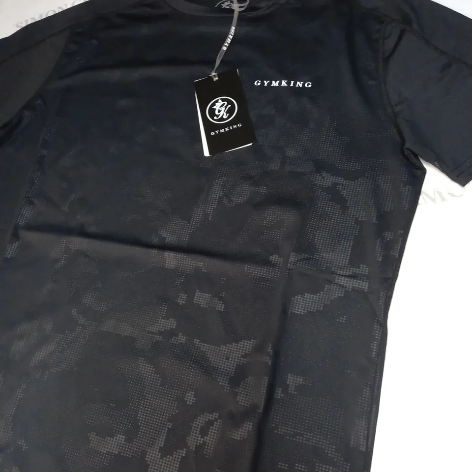 GYMKING DEBOSSED SS T-SHIRT SIZE S