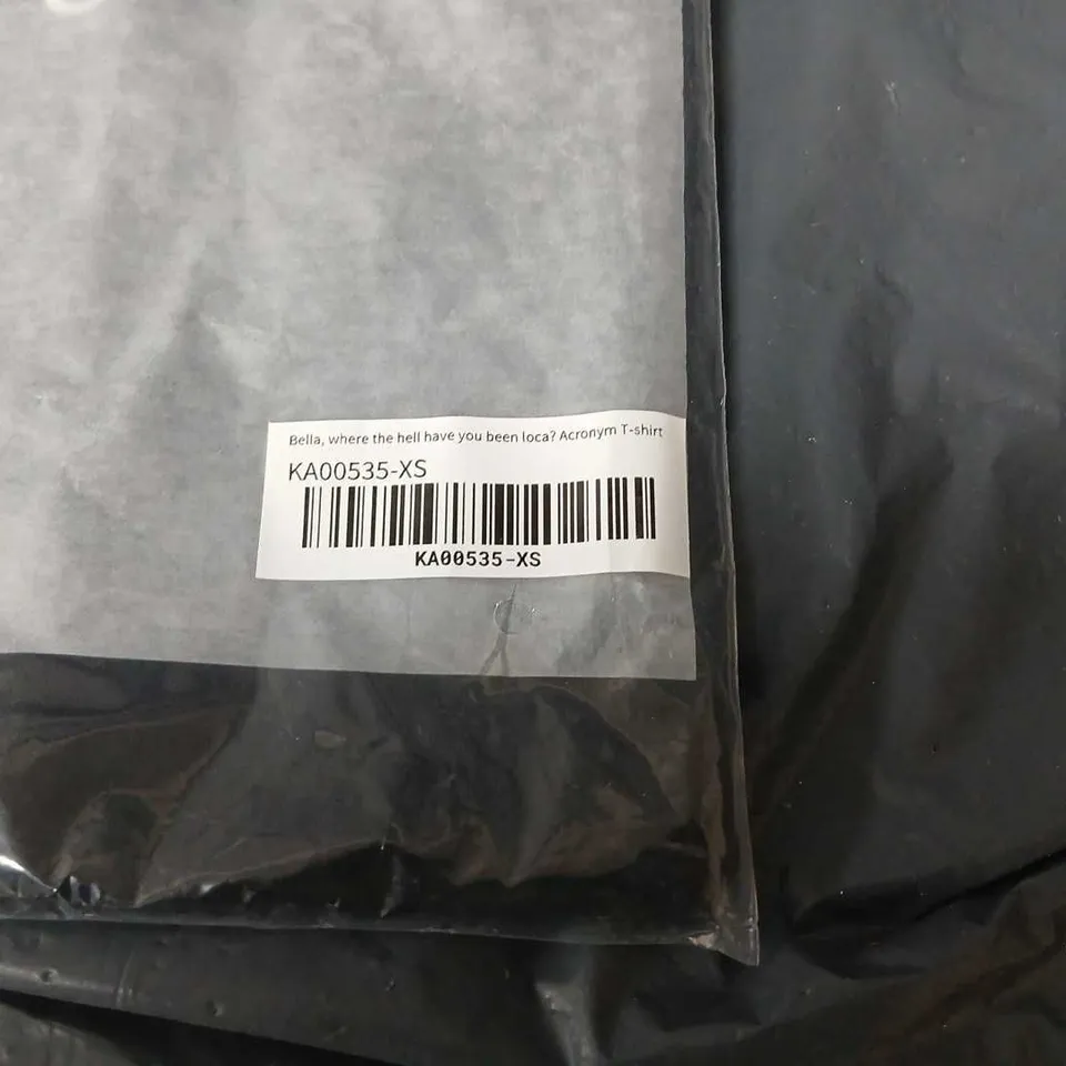 KOI X TWILIGHT ACRONYM T-SHIRT – BLACK, UK XS (XS) – SEALED IN PACKAGING