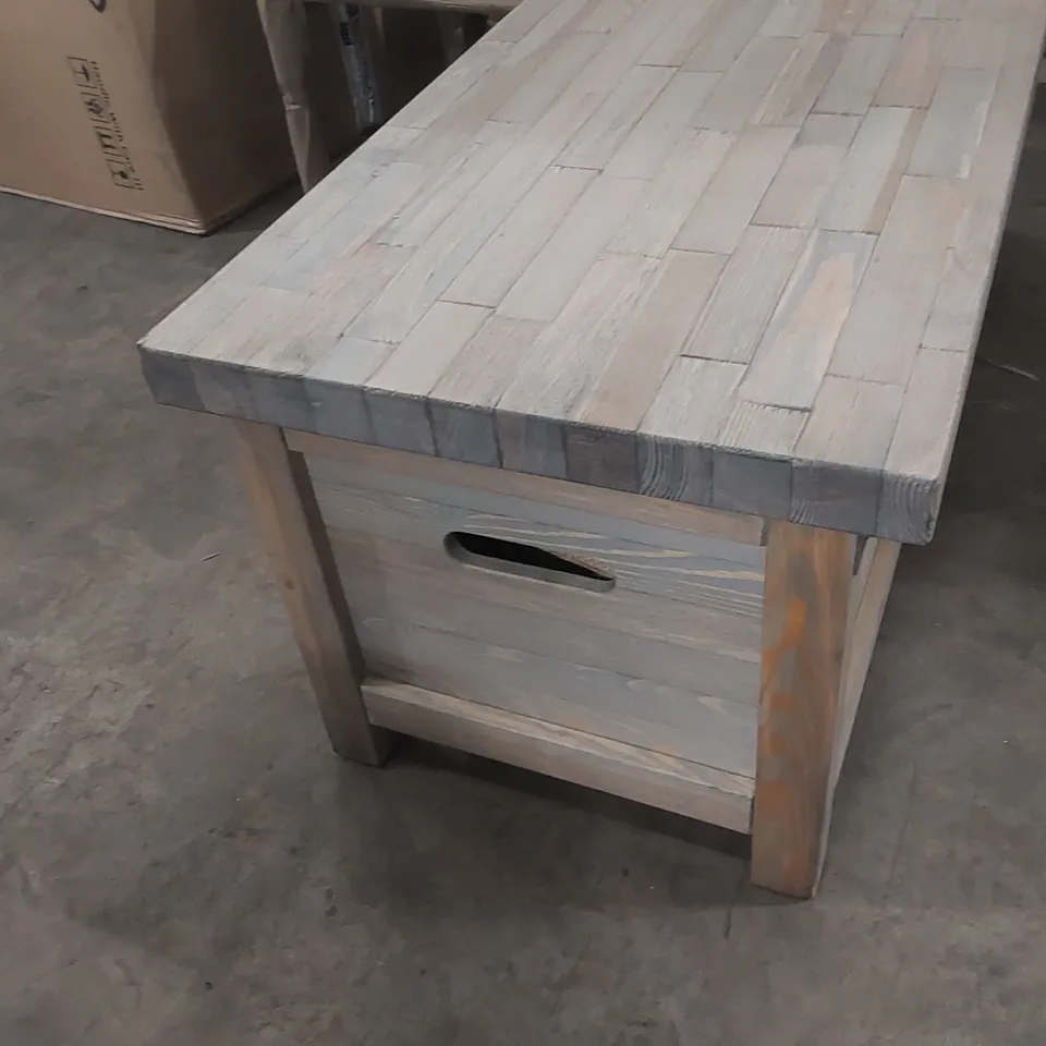 BOXED ALDSWORTH STORAGE BENCH