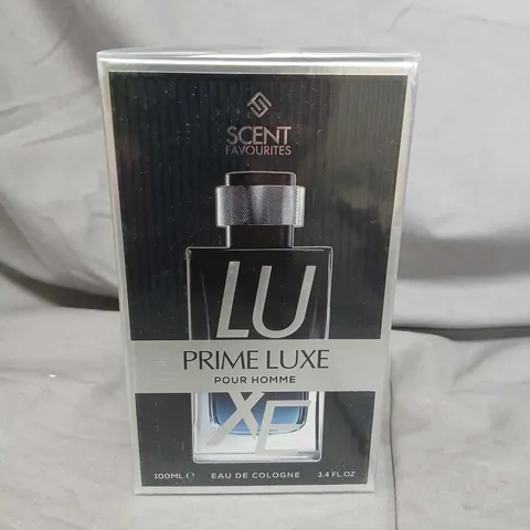 BOXED AND SEALED SCENT FAVOURITES PRIME LUXE POUR HOMME EAU DE COLOGNE 100ML