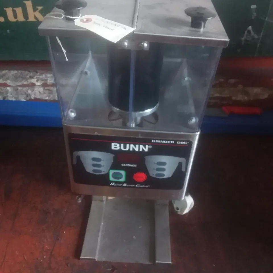 BUNN DIGITAL BREWER CONTROL GRINDER LPG0048978