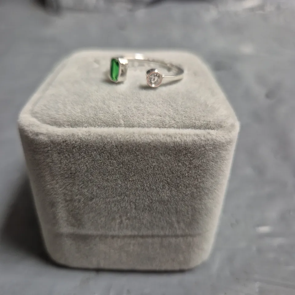 SAY IT WITH BIRTHSTONE RING - SILVER