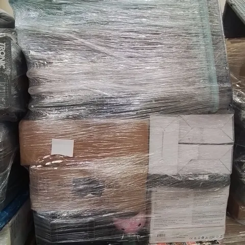 PALLET CONTAINING VARIOUS ELECTRICAL ITEMS AND HOUSEHOLD PRODUCTS TO INCLUDE;AIR FRYER,SUITCASE,CAMPING CHAIRS