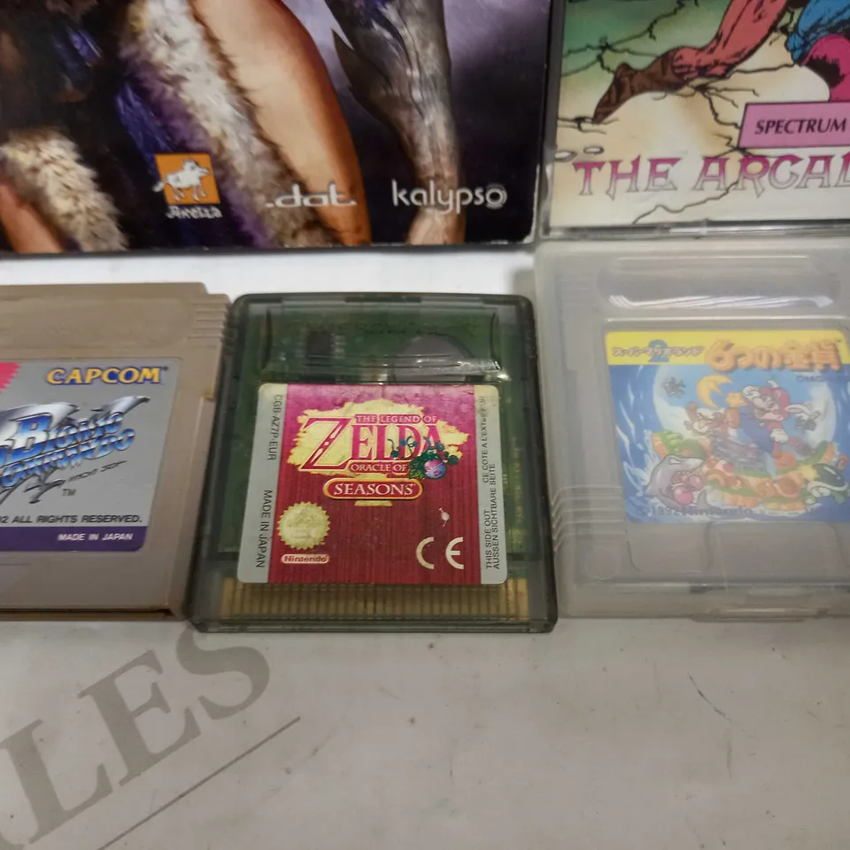 LOT OF 7 RETRO VIDEO GAMES