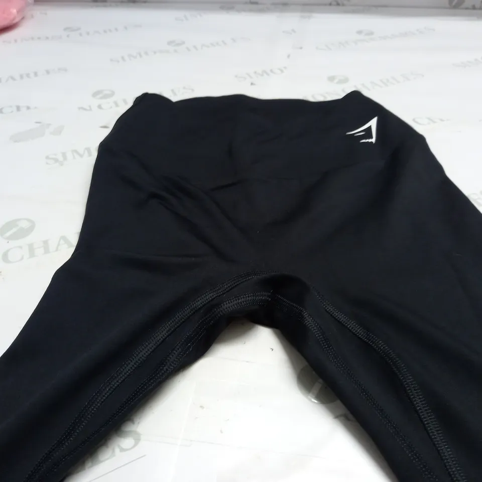 GYMSHARK LEGGING JOGGERS IN BLACK - SMALL