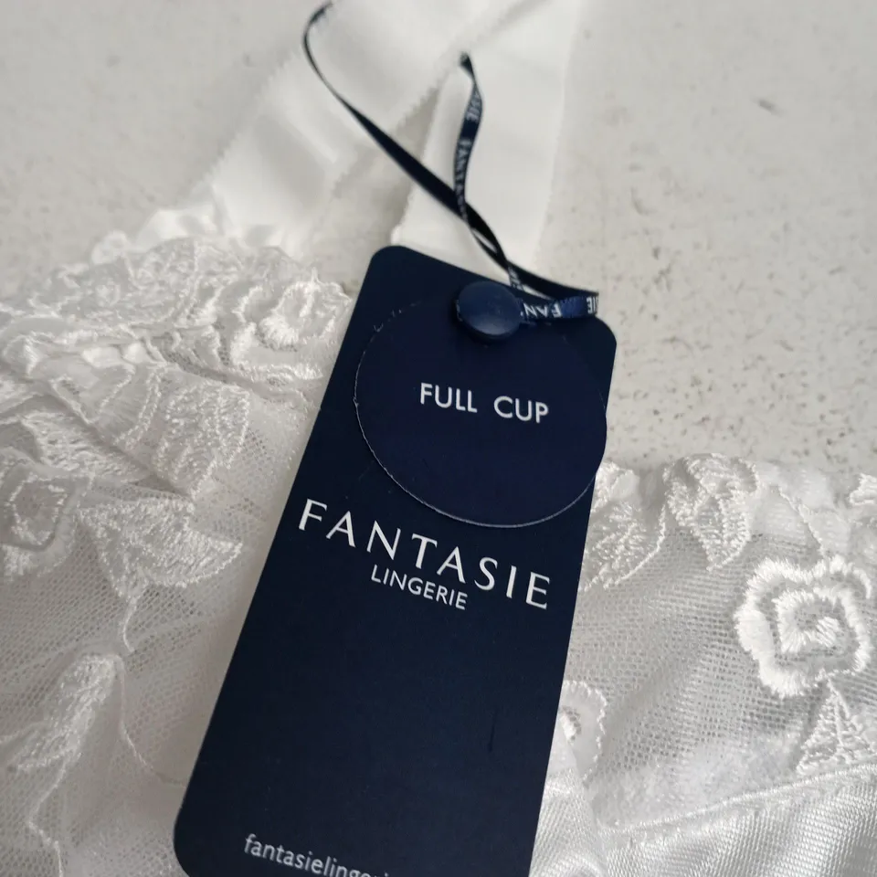 FANTASIE LINGERIE FULL CUP BRA – WHITE LACE, UK 32HH