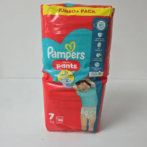 PAMPERS BABY-DRY PANTS DIAPERS – JUMBO PACK, SIZE 7 (15+ KG)
