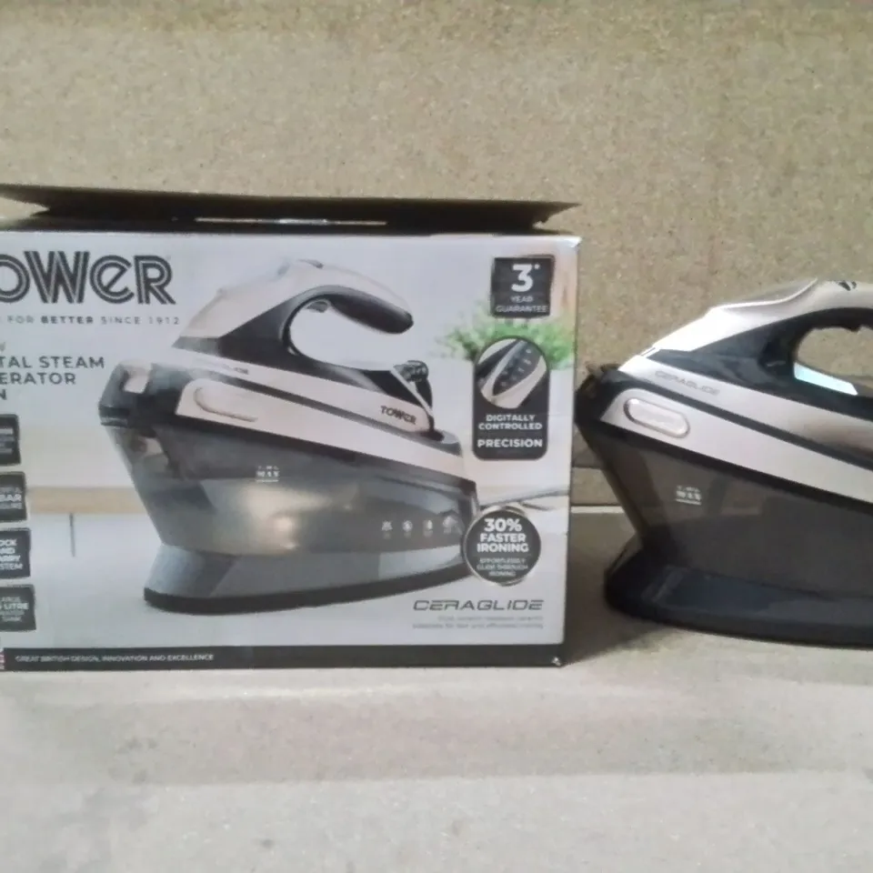 BOXED TOWER 2400W DIGITAL STEAM GENERATOR IRON