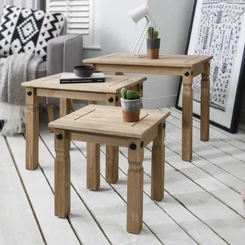 BOXED ALEXANDREA 3 PIECE NEST OF TABLES