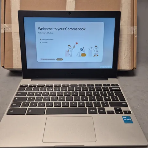 SAMSUNG GALAXY CHROMEBOOK INTEL CELERON LAPTOP IN SILVER - XE310XDA