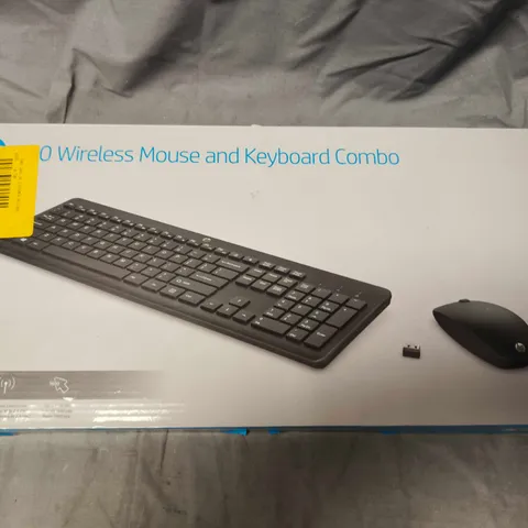 APPROXIMATELY 10 BOXED HP 230 WIRELESS KEYBOARD & MOUSE COMBO 