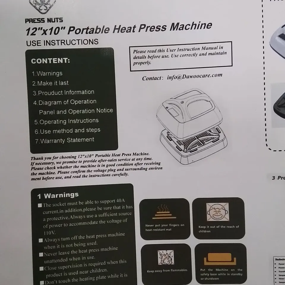 BOXED HEAT PRESS MACHINE 