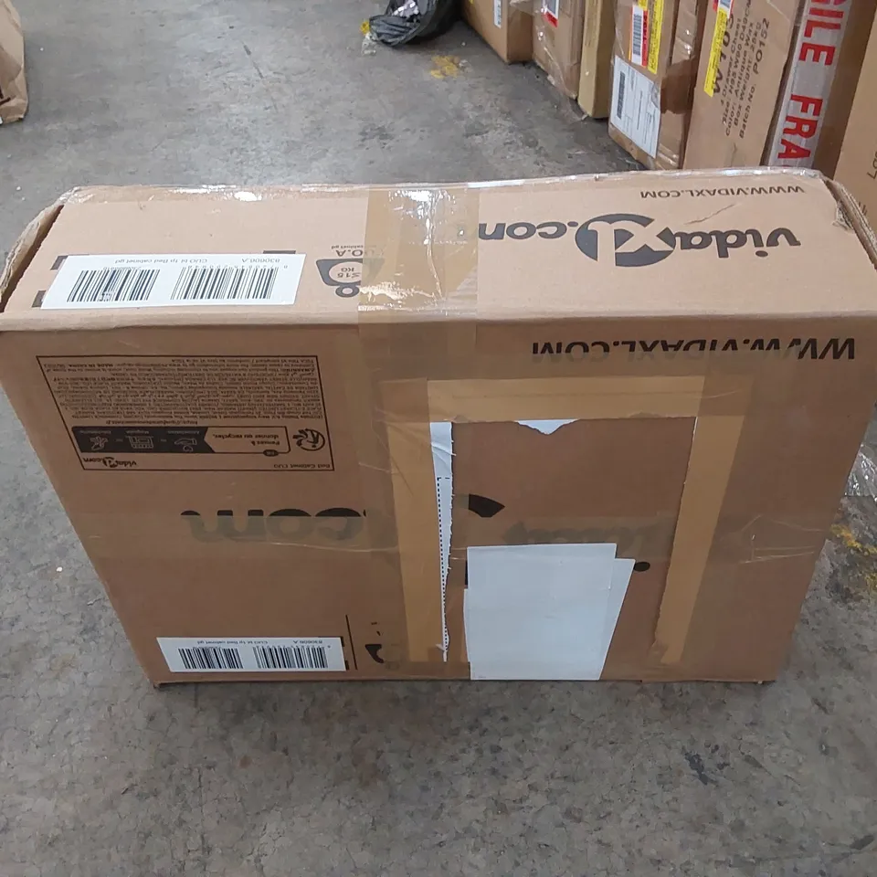BOXED MANUFACTURED WOOD BEDSIDE TABLE (1 BOX)