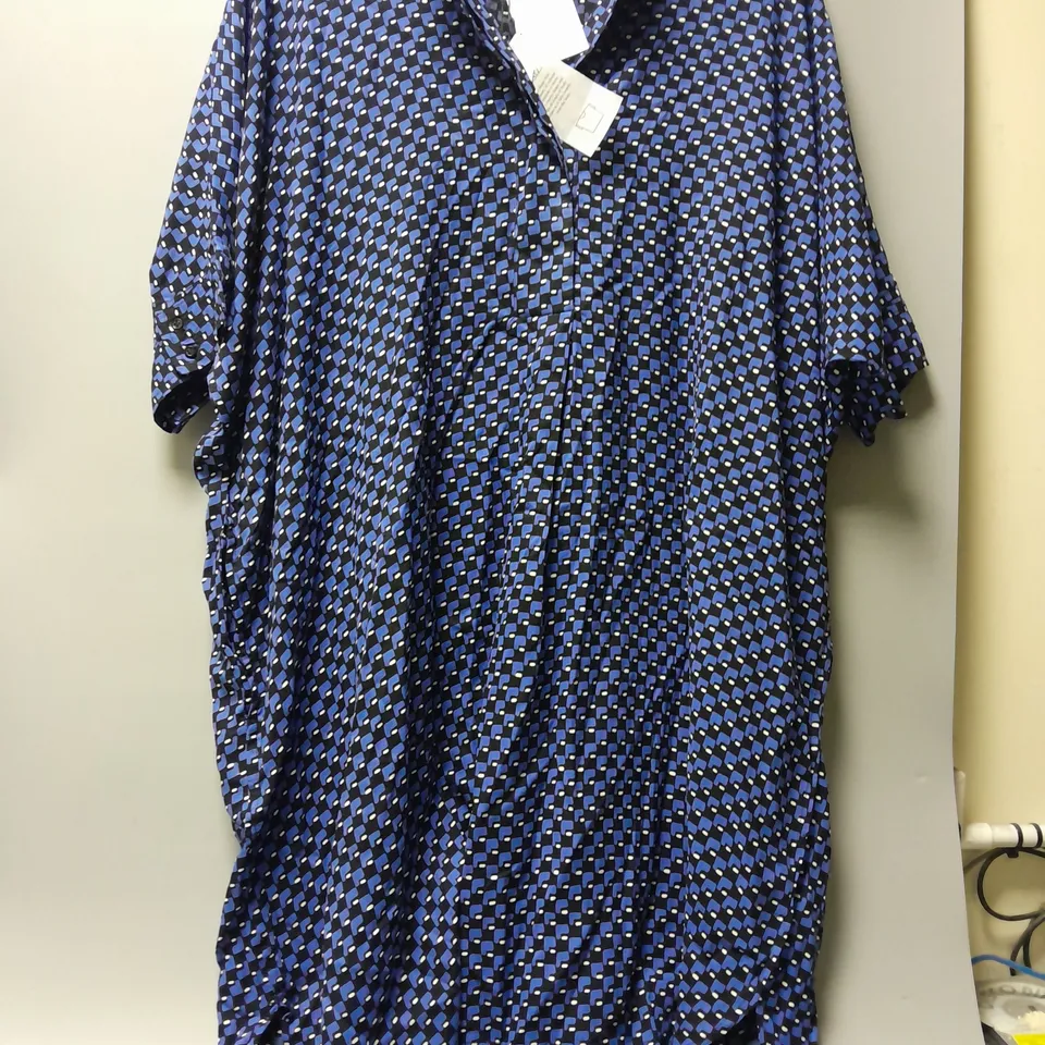 MASAI OVERSIZE LOOSE NOALTA DRESS IN NEBULAS BLUE - MEDIUM