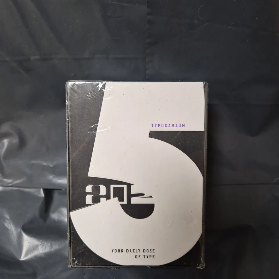 BOXED AND SEALED TYPODARIUM : A 365 DAY TYPE CALENDAR