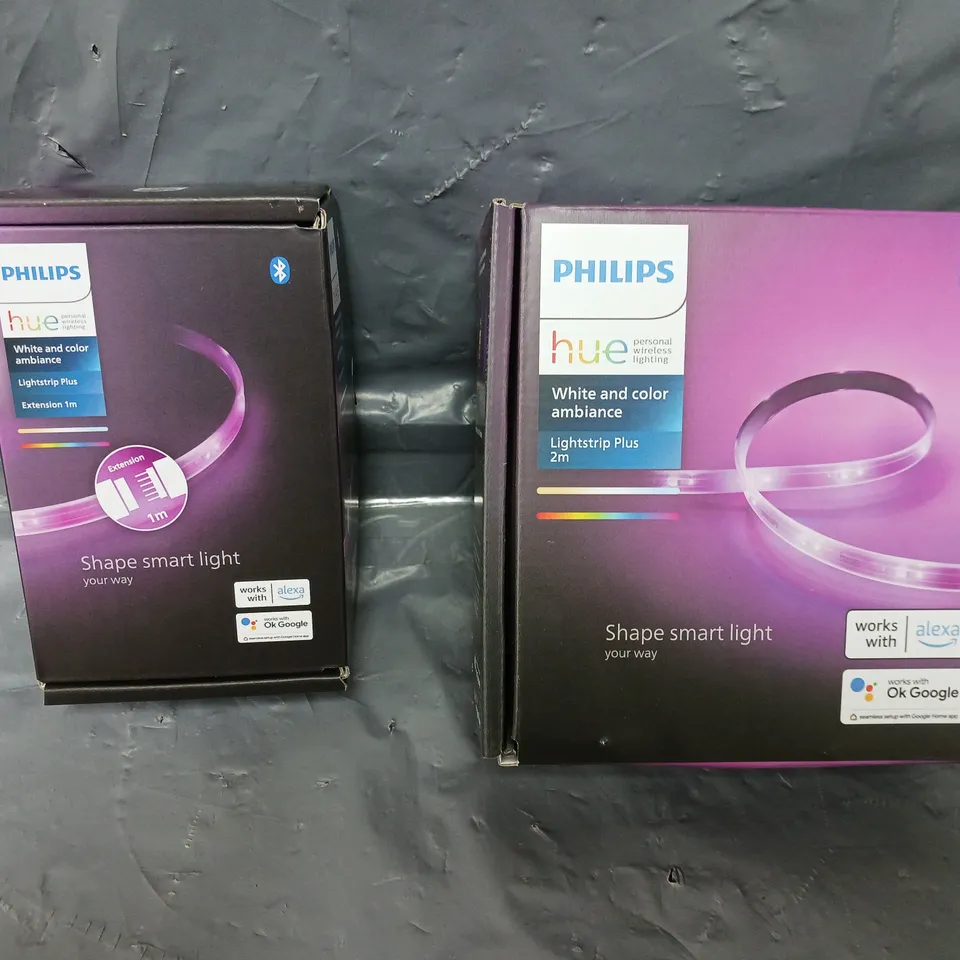 PHILIPS HUE WHITE & COLOUR AMBIENCE LIGHTSTRIP PLUS 2M RRP £79.99