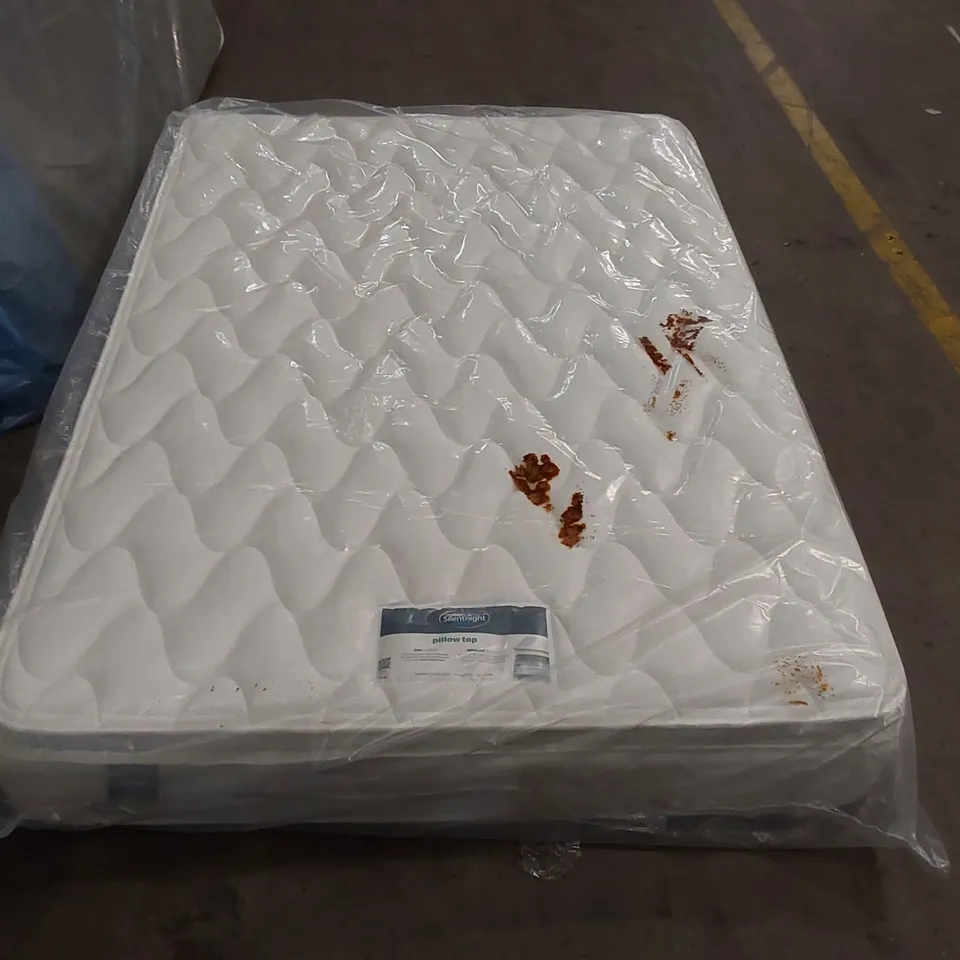 QUALITY BAGGED SILENTNIGHT PILLOW TOP 135CM DOUBLE MATTRESS