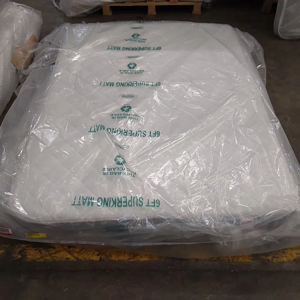 QUALITY BAGGED 4'6" ULTRA COMFORT FOAM SPRUNG MATTRESS RRP £7