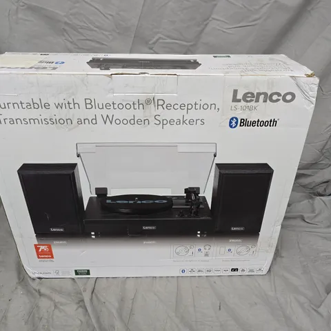LENCO LS-101BK TURNTABLE WITH BLUETOOTH – BOXED
