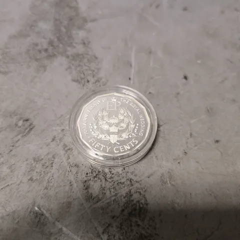 2017 70TH ANNIVERSARY OF THE ROYAL WEDDING 50 CENT 
