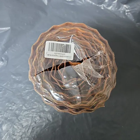 GARDEN EDGING ROLL – METAL EDGE, WAVE PROFILE, RUST FINISH, 3M (16MM)