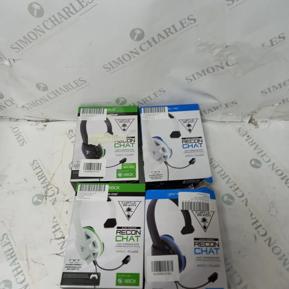 BOX OF ASSORTED TURTLE BEACH - RECON CHAT HEADSETS