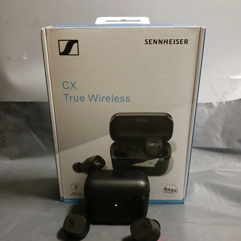 BOXED SENNHEISER CX TRUE WIRELESS BLACK EARBUDS