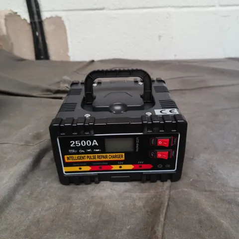 INTELLIGENT PULSE REPAIR CHARGER 2500A – 12V/24V CAR BATTERY CHARGER