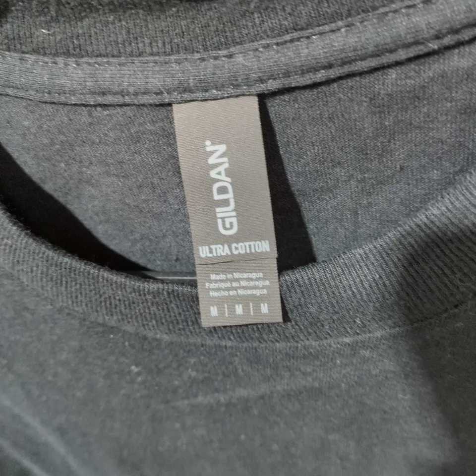 GILDAN ULTRA COTTON T-SHIRT – BLACK – UK M (M)