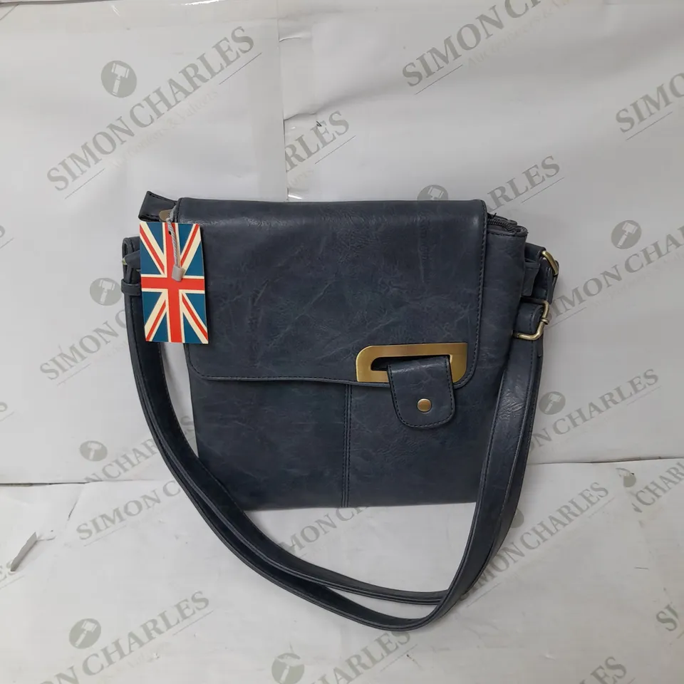 BESSIE LONDON CROSSBODY SATCHEL BAG IN NAVY 