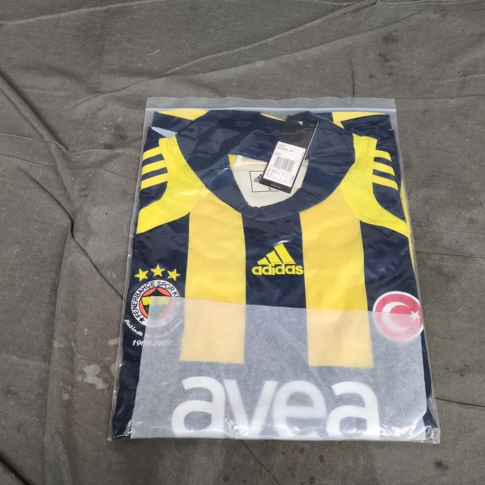 ADIDAS FENERBAHÇE JERSEY – NAVY & YELLOW, SIZE L