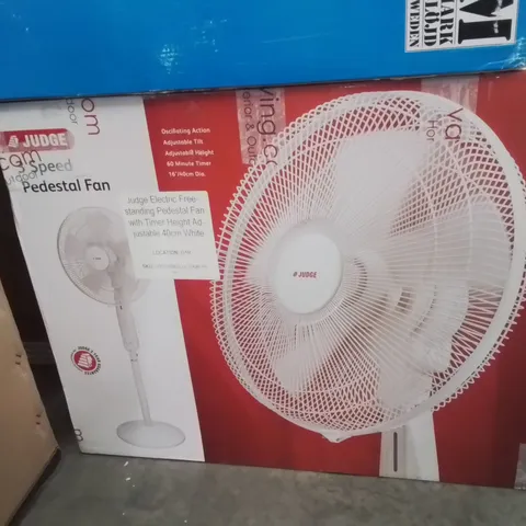 JUDGE ELECTRICAL 18" PEDESTAL FAN