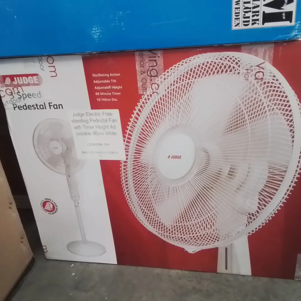 JUDGE ELECTRICAL 18" PEDESTAL FAN