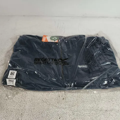 BAGGED REGATTA MEN'S THOMPSON LIGHTWEIGHT HALF ZIP FLEECE IN MOONLIGHT DENIM - UK 5XL