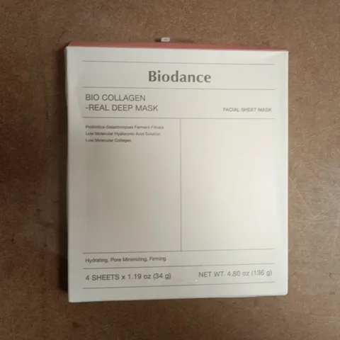BIODANCE BIO COLLAGEN REAL DEEP MASK FACIAL SHEET MASK (4 SHEETS)