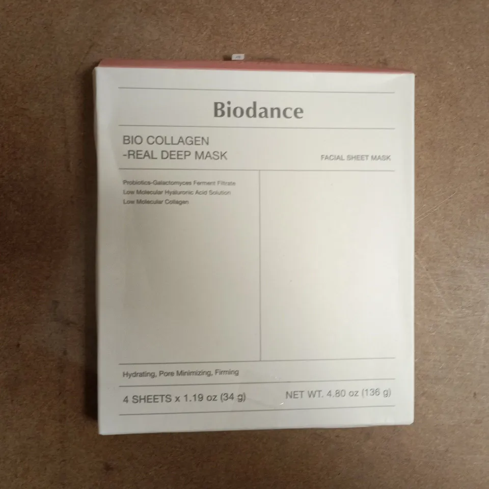BIODANCE BIO COLLAGEN REAL DEEP MASK FACIAL SHEET MASK (4 SHEETS)