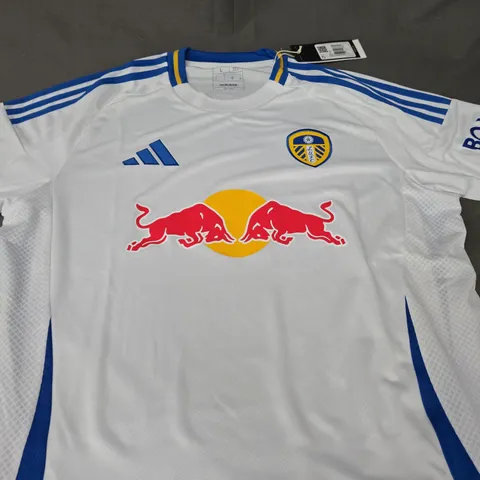 LEEDS UNITED FC HOME JERSEY SIZE LARGE