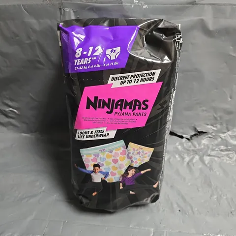 BOX OF 6 NINJAMAS PYJAMA PANTS 8-12YRS