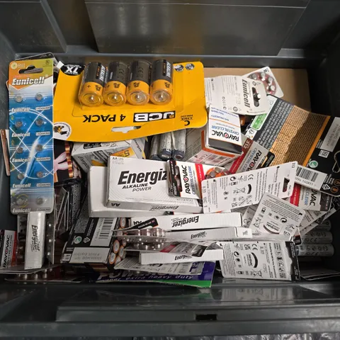 APPROXIMATELY 30 ASSORTED BATTERY PRODUCTS TO INCLUDE AA , ETC  