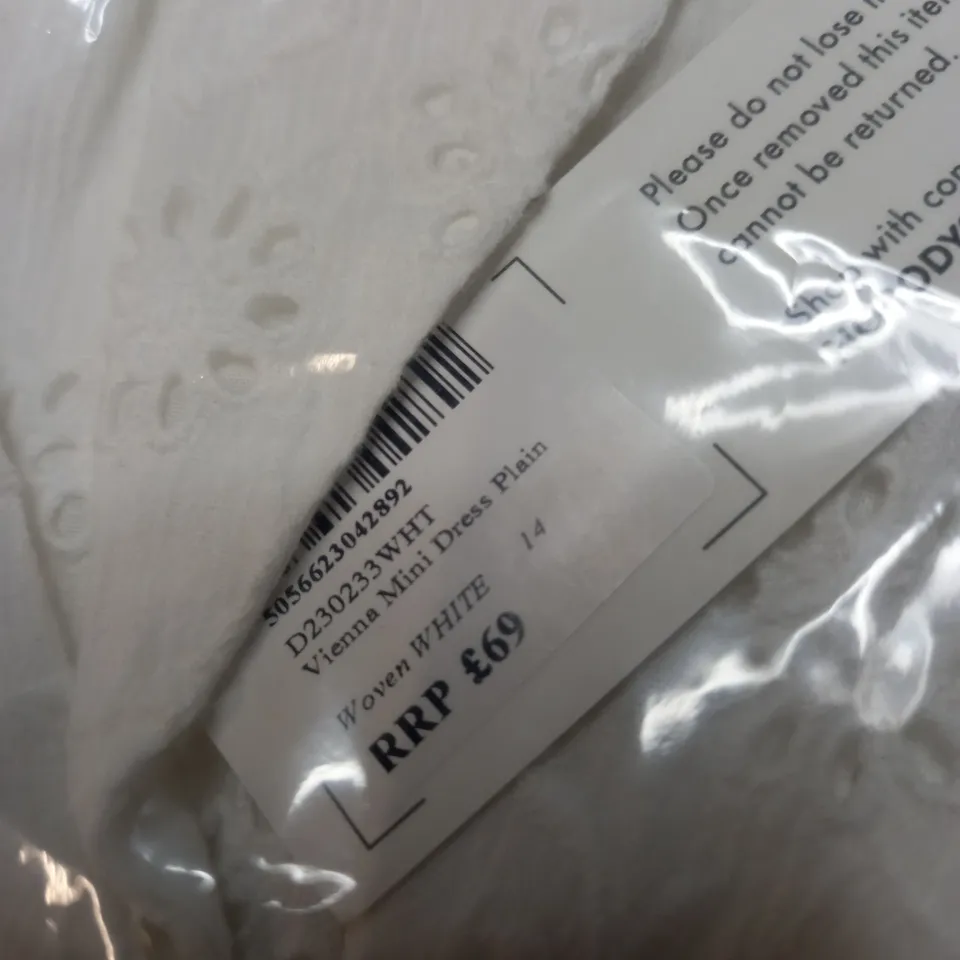BAGGED NOBODYS CHILD VIENNA MINI DRESS SIZE 14