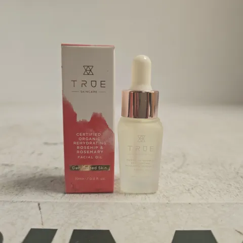 TRUE SKINCARE CERTIFIED ORGANIC ROSEHIP & ROSEMARY FACIAL OIL, 10ML