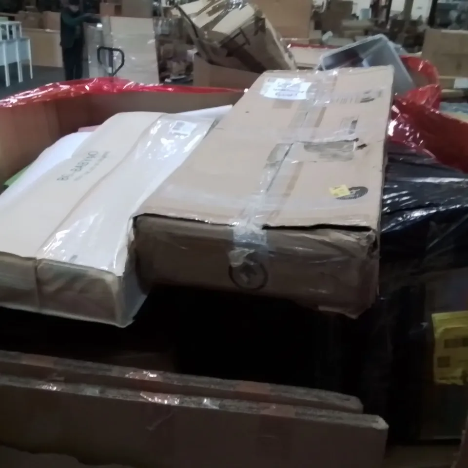 PALLET OF ASSORTED HOUSEHOLD GOODS AND PRODUCTS TO INCLUDE;PLAYMAT,PILLOW