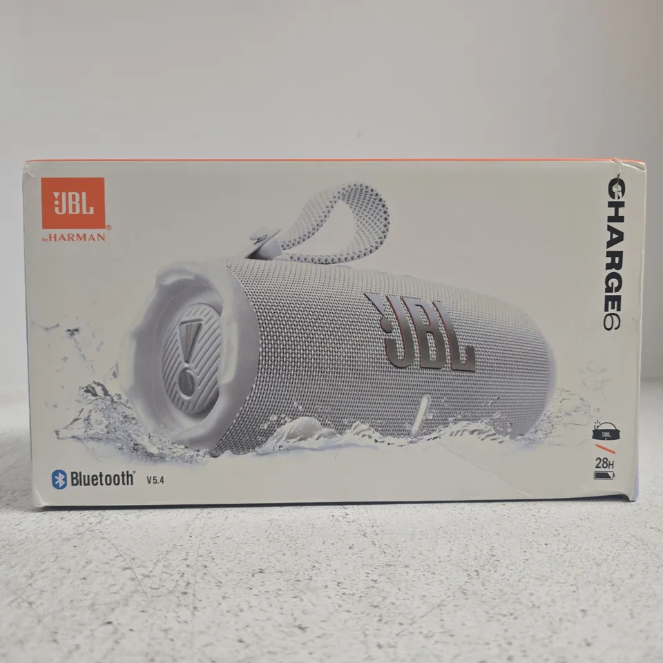 JBL CHARGE 6 PORTABLE BLUETOOTH SPEAKER – BOXED